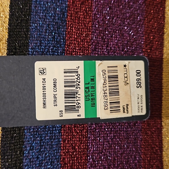 Rachel Roy Metallic Strappy Back Sweater sz L - Picture 7 of 10